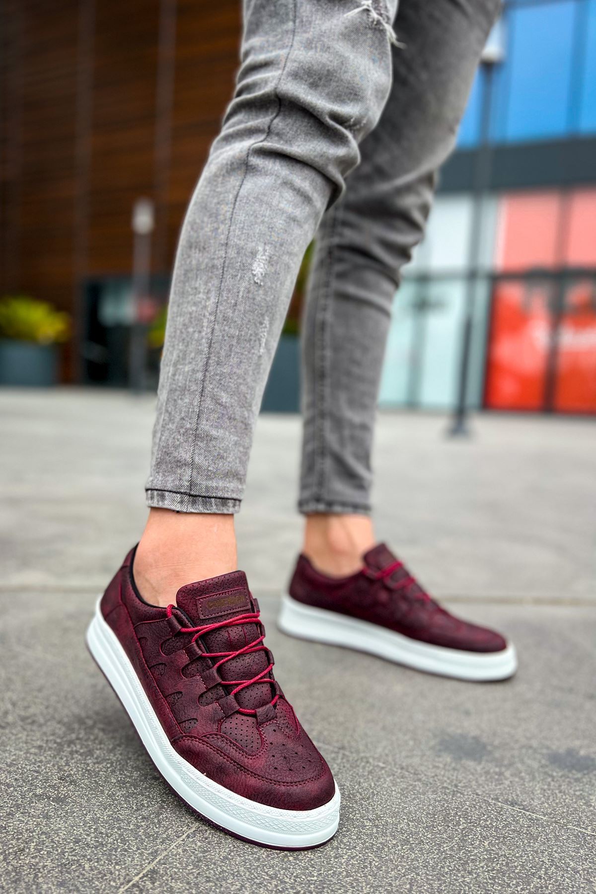 CH040 - CBT C-Rey Erkek Ayakkabı BORDO