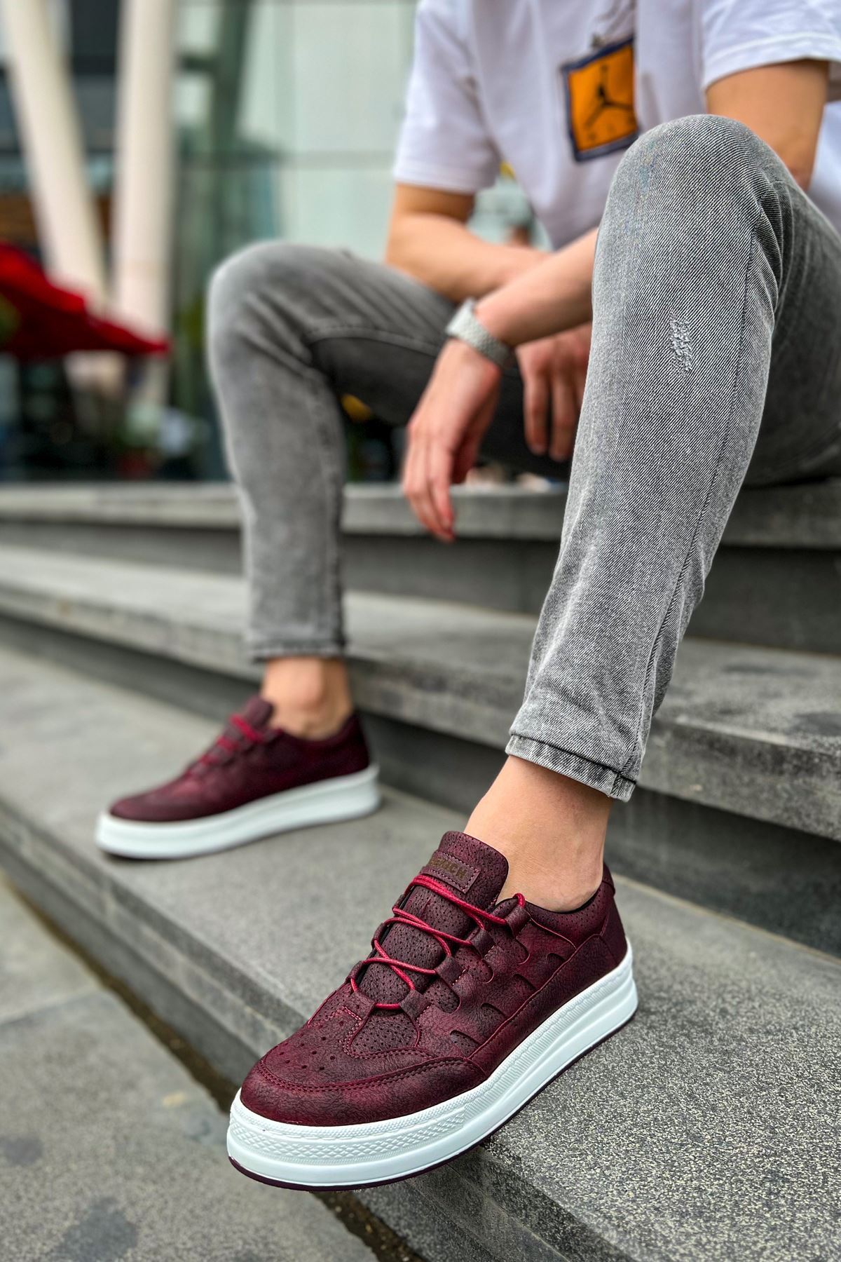 CH040 - CBT C-Rey Erkek Ayakkabı BORDO