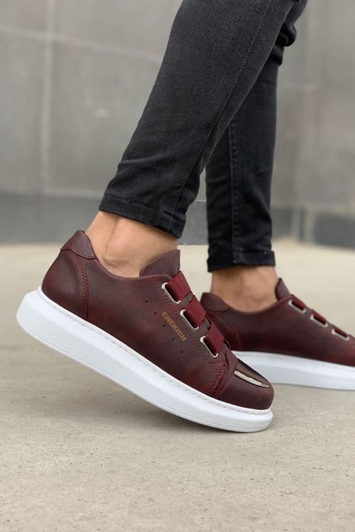 CH251 - CBT Mirror Erkek Ayakkabı BORDO