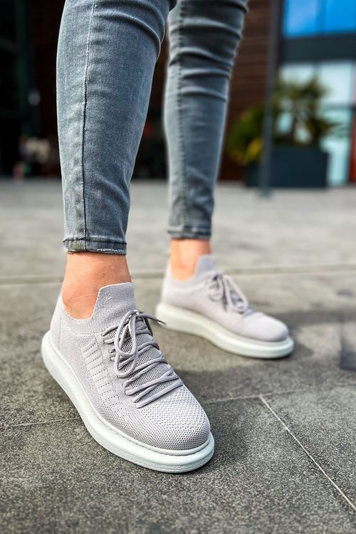 CH307 - RT Tricot Erkek Ayakkabı GRI
